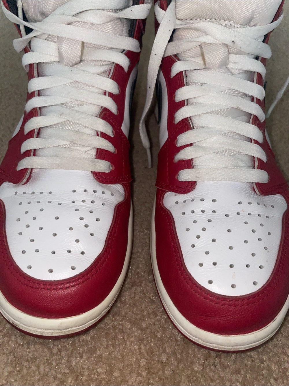 Nike 2015 Miles Morales “Spiderman” White/Red/Black Men's High Sneakers- No box - Picture 7 of 7